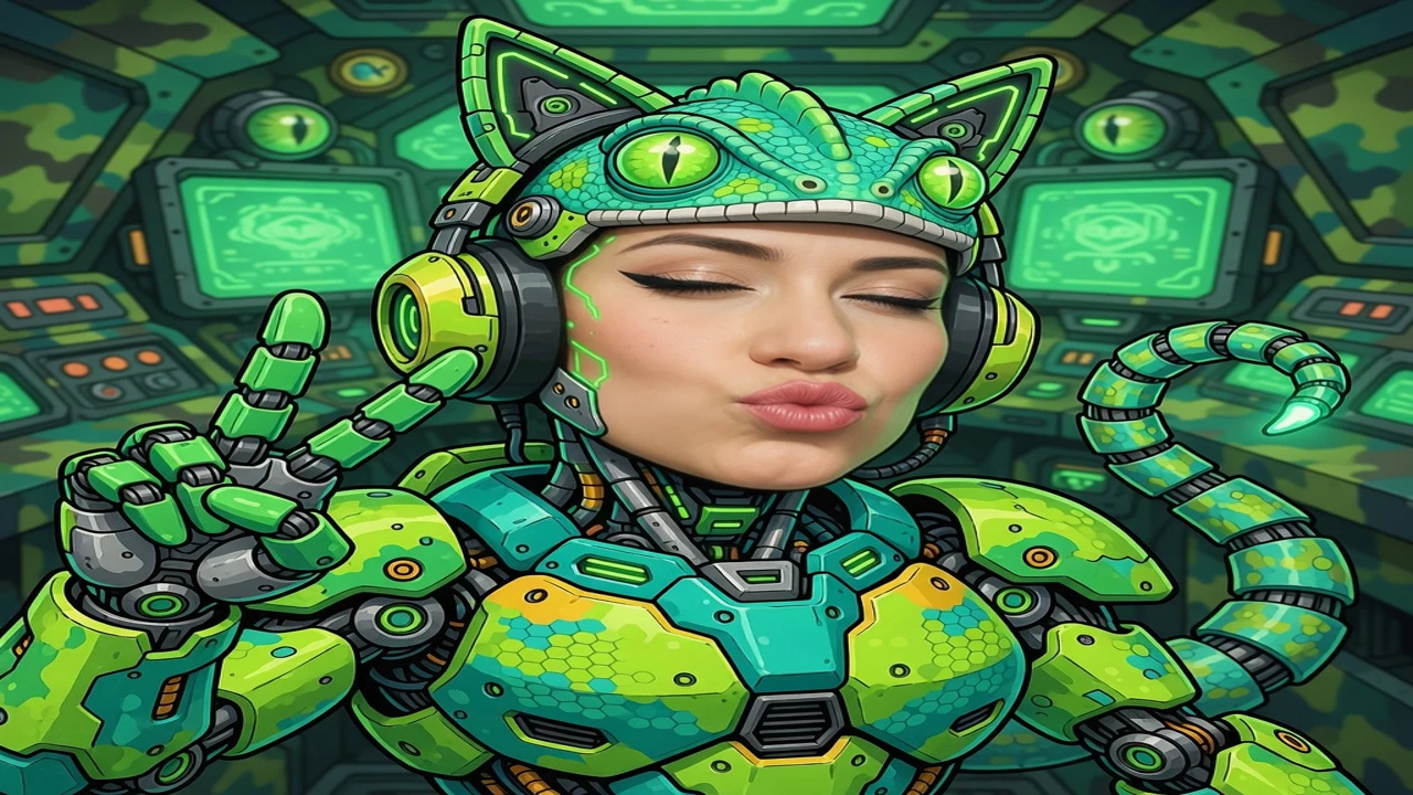 @playernubya como se fosse uma personagem de meccha camelon